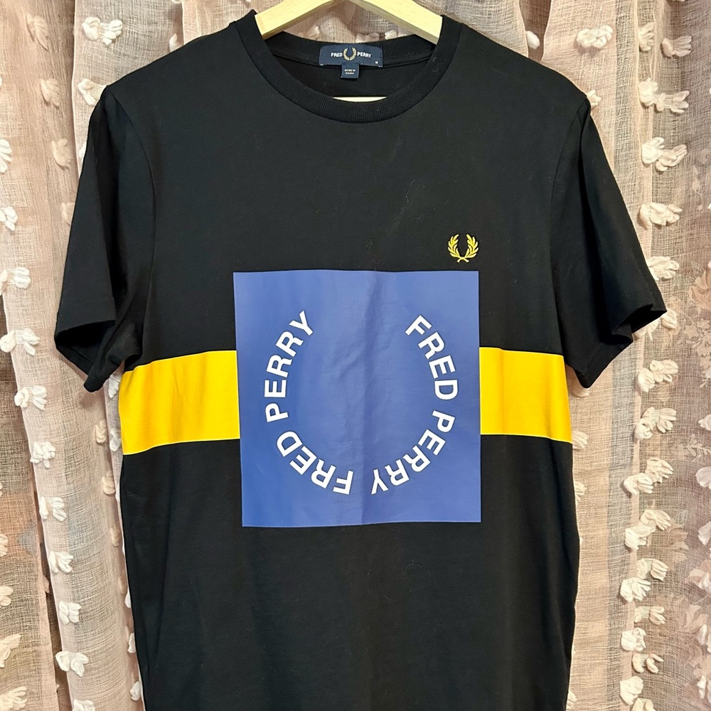 Fred Perry color block t-shirt